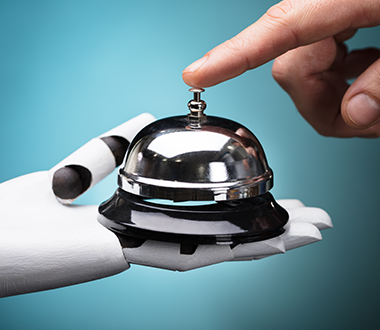 Your meal will be served by robots rather than waiters!